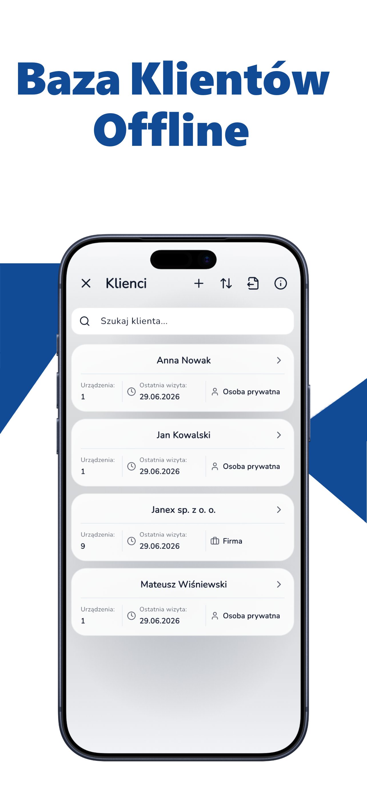 Baza Klientów Offline - Clima Pro